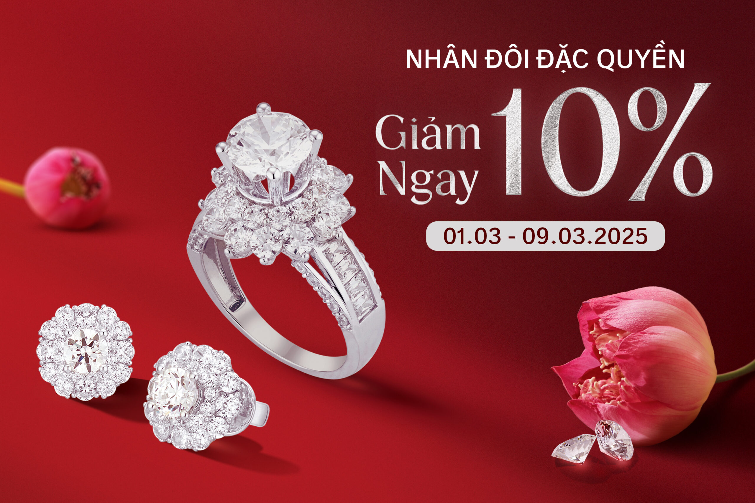 CHƯƠNG TRÌNH ƯU ĐÃI THÁNG 3 – NHÂN ĐÔI ĐẶC QUYỀN