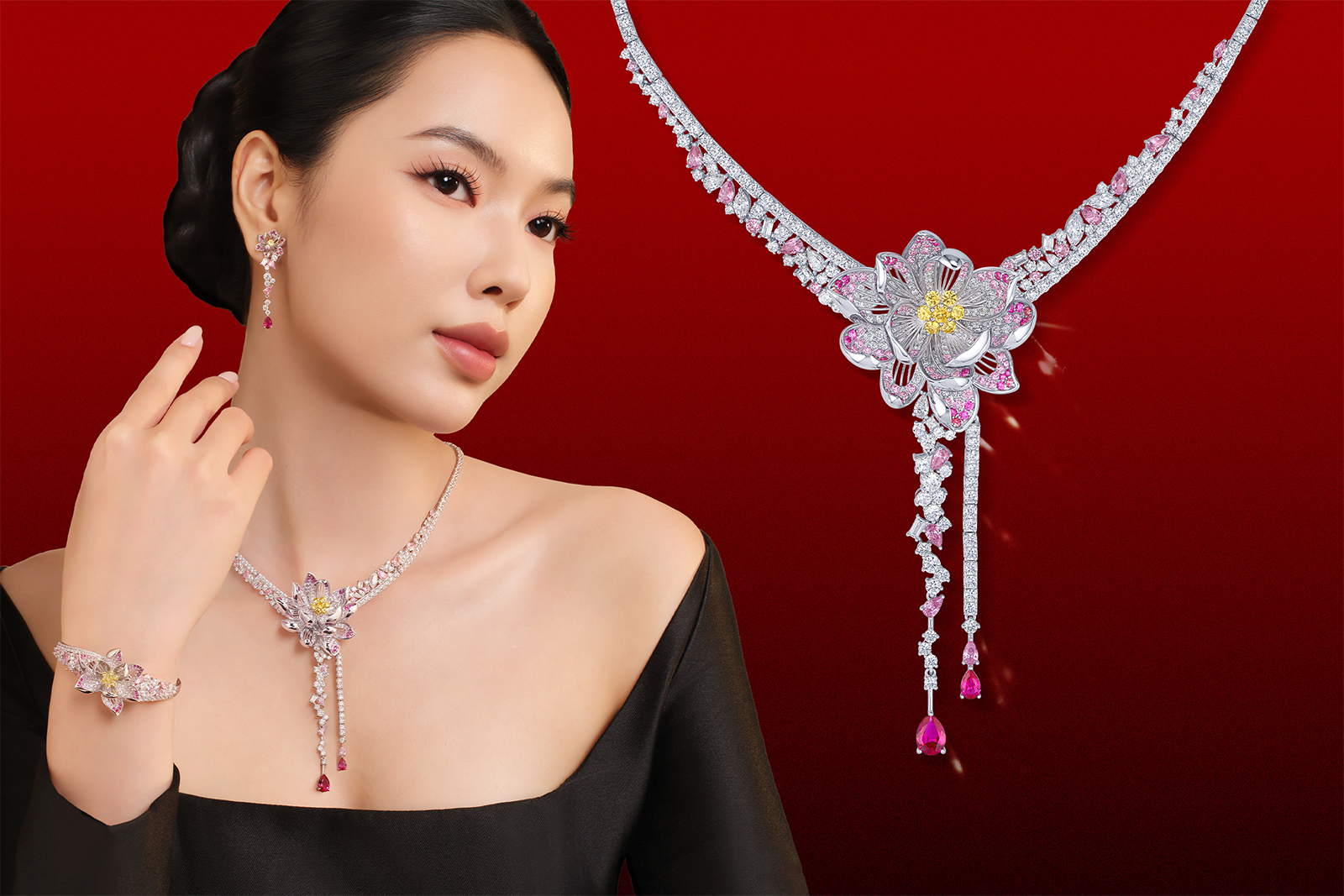 Bộ sưu tập sếu liên hoa: tuyệt tác giao thoa giữa vẻ đẹp thiên nhiên và kỹ nghệ kim hoàn