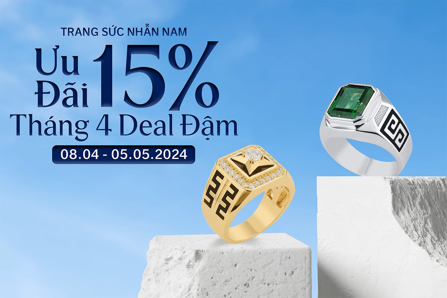 CHƯƠNG TRÌNH THÁNG 4 DEAL ĐẬM – ƯU ĐÃI 15%