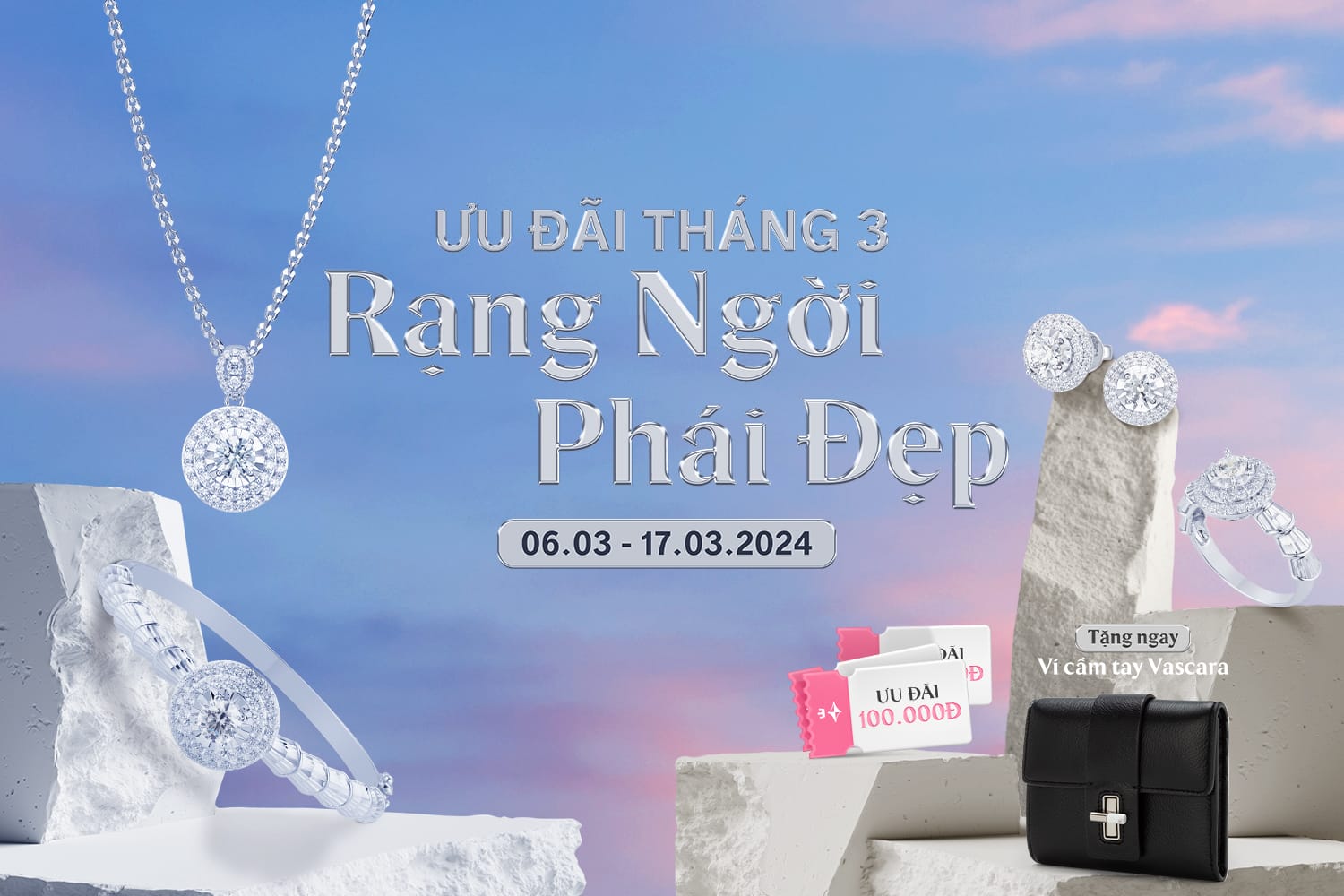 CHƯƠNG TRÌNH ƯU ĐÃI THÁNG 3 – RẠNG NGỜI PHÁI ĐẸP