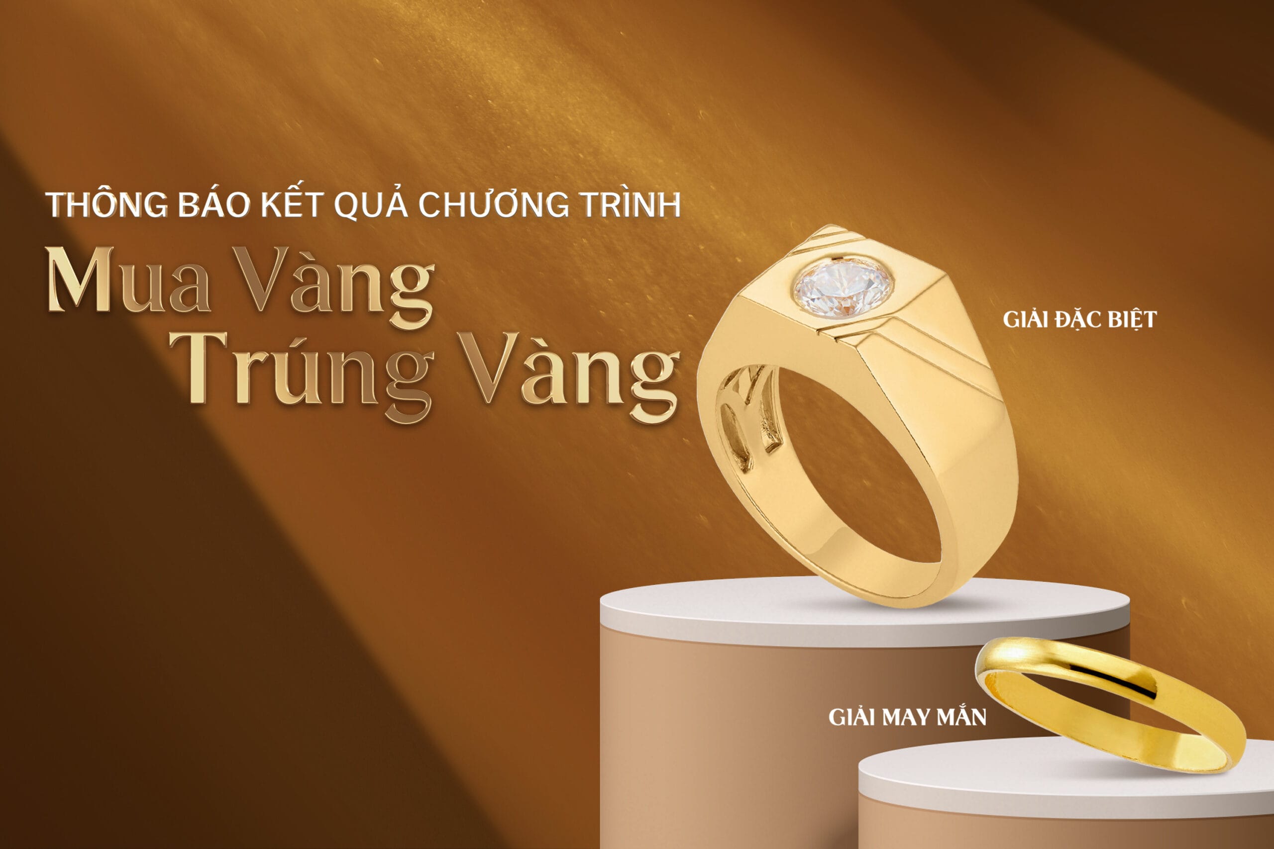 THÔNG BÁO KẾT QUẢ CHƯƠNG TRÌNH BỐC THĂM TRÚNG THƯỞNG MUA VÀNG TRÚNG VÀNG