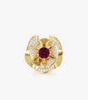 Nhẫn nữ Đá màu Swarovski Vàng 18K DWNOHVV0000M892