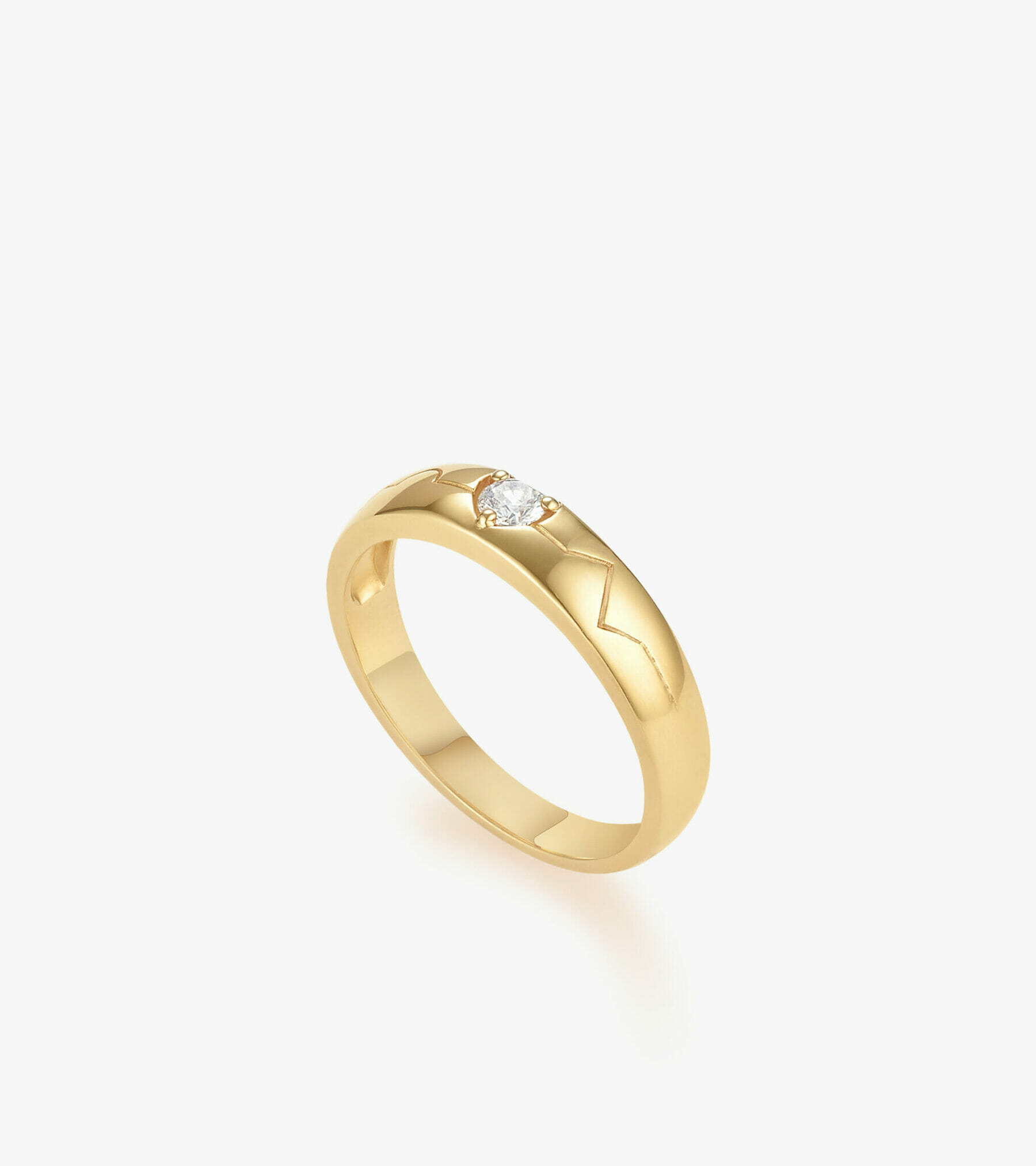 Nhẫn cưới kim cương Vàng 18K DKNCTKV0000C405