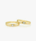 Nhẫn cưới kim cương Vàng 18K DKNCTKV0000C437