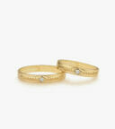 Nhẫn cưới kim cương Vàng 18K DKNCTKV0000C470