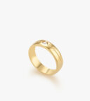 Nhẫn cưới kim cương Vàng 18K DKNCTKV0100C450
