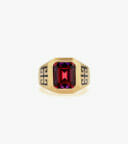 Nhẫn nam Đá màu Swarovski Vàng 18K DWNAHVV0000M744