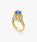 Nhẫn nữ Đá màu Swarovski Vàng 18K DWNODVV0000I708