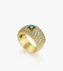 Nhẫn nữ Đá màu Swarovski Vàng 18K DWNULVV0000J320