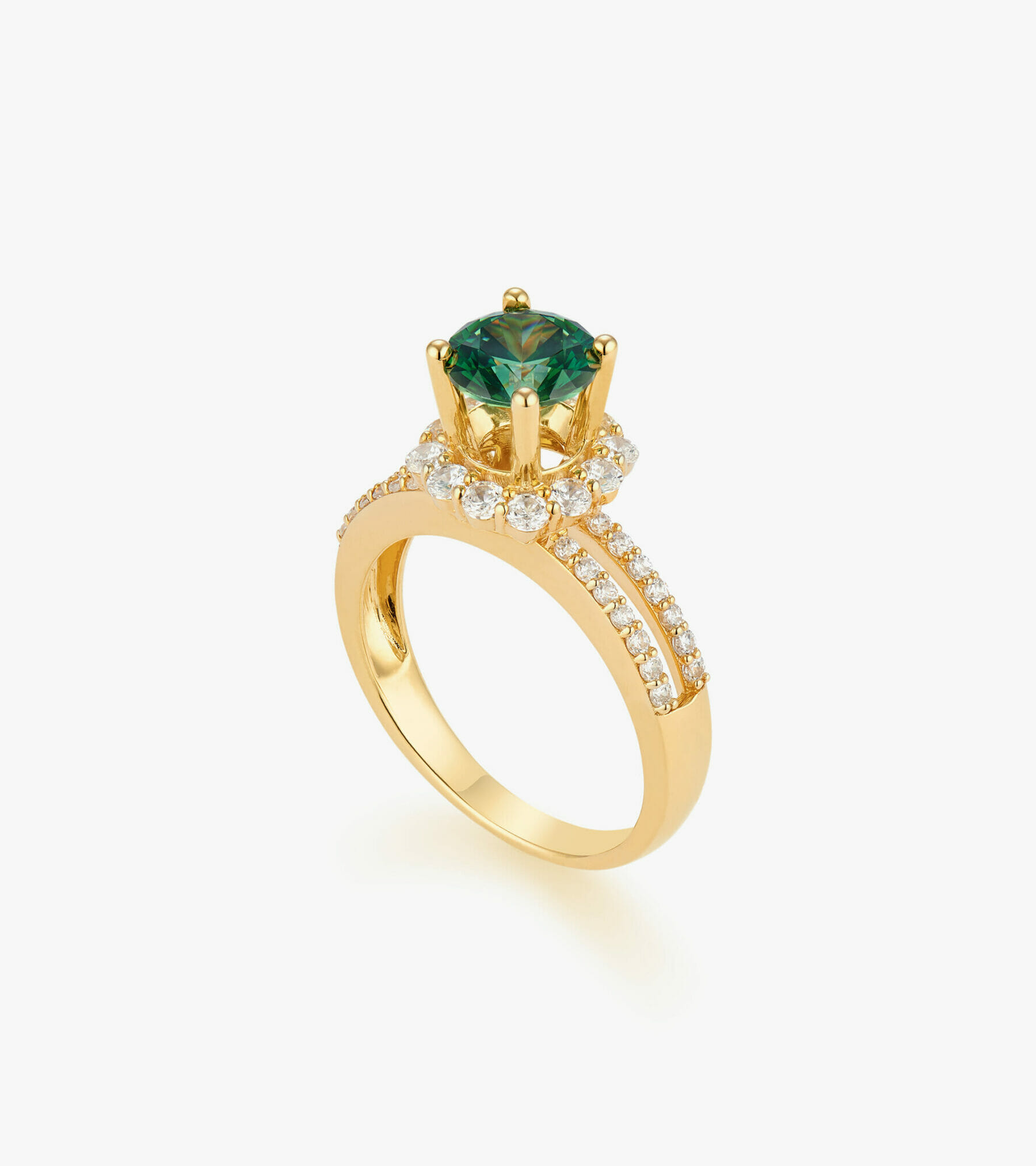 Nhẫn nữ Đá màu Swarovski Vàng 18K DWNOLVV0000I706