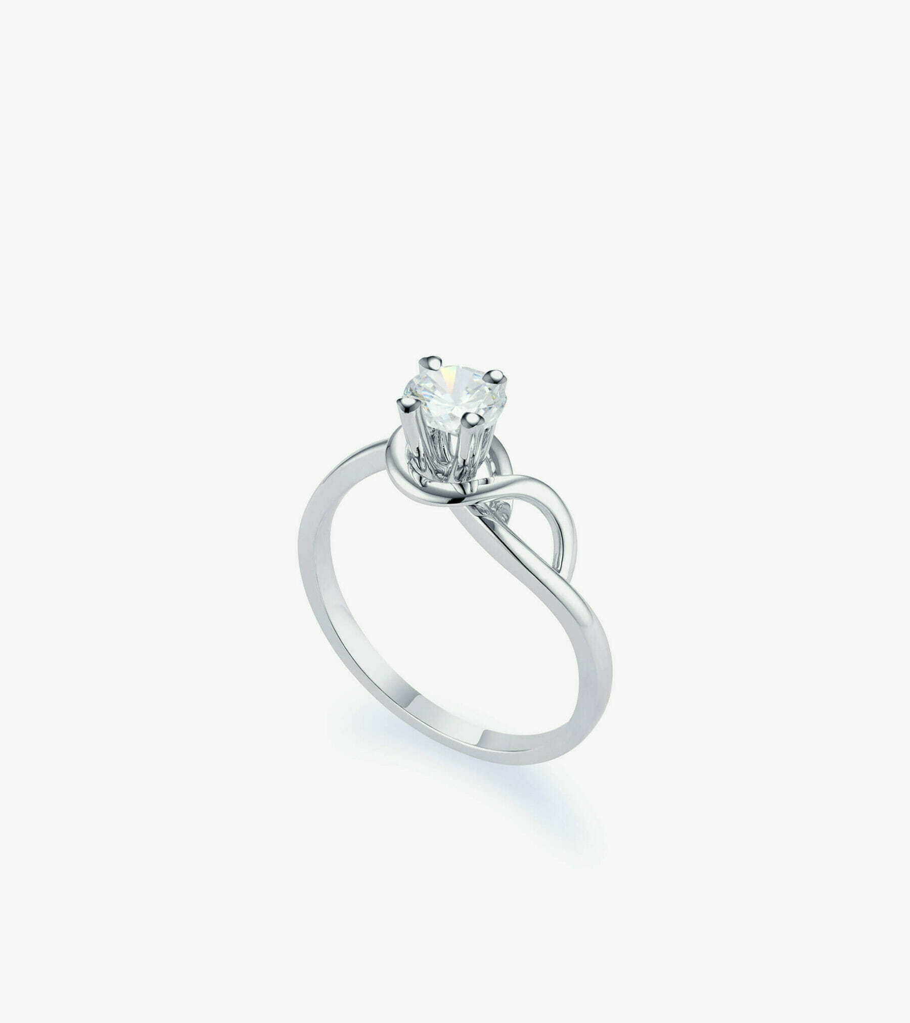 Vỏ nhẫn nữ Kim cương Vàng trắng DKNUTKC0000C914