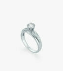 Vỏ nhẫn nữ Kim cương Vàng trắng DKNUTKC0400C654