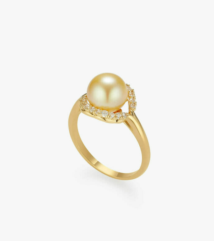 Nhẫn nữ Ngọc trai Vàng 18K DNNOVVV0000I793