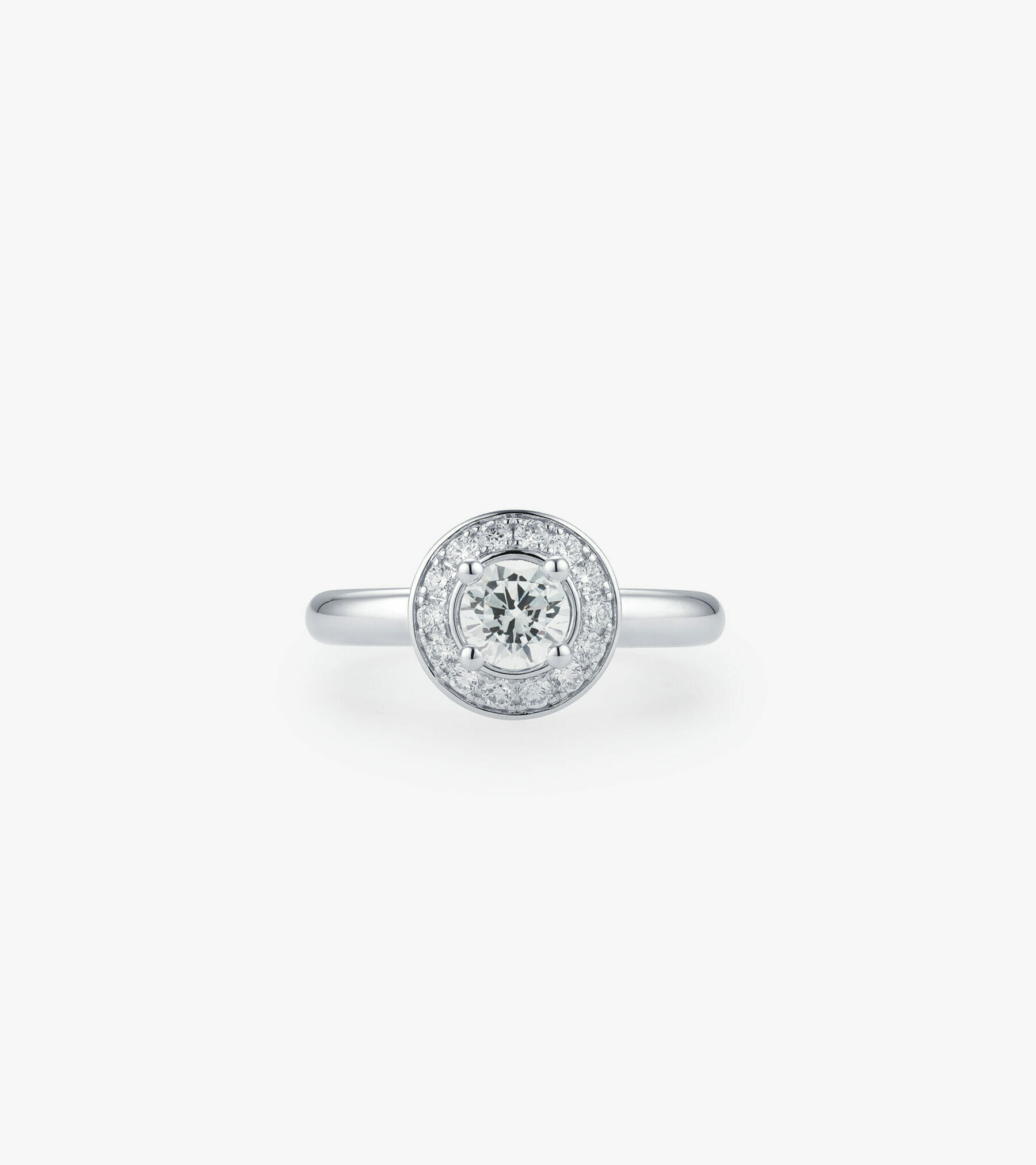 Vỏ nhẫn nữ Kim cương Vàng trắng DKNUTKC0000C802