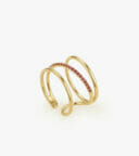 Nhẫn nữ Đá màu Swarovski Vàng 18K DWNUTVV0000P384