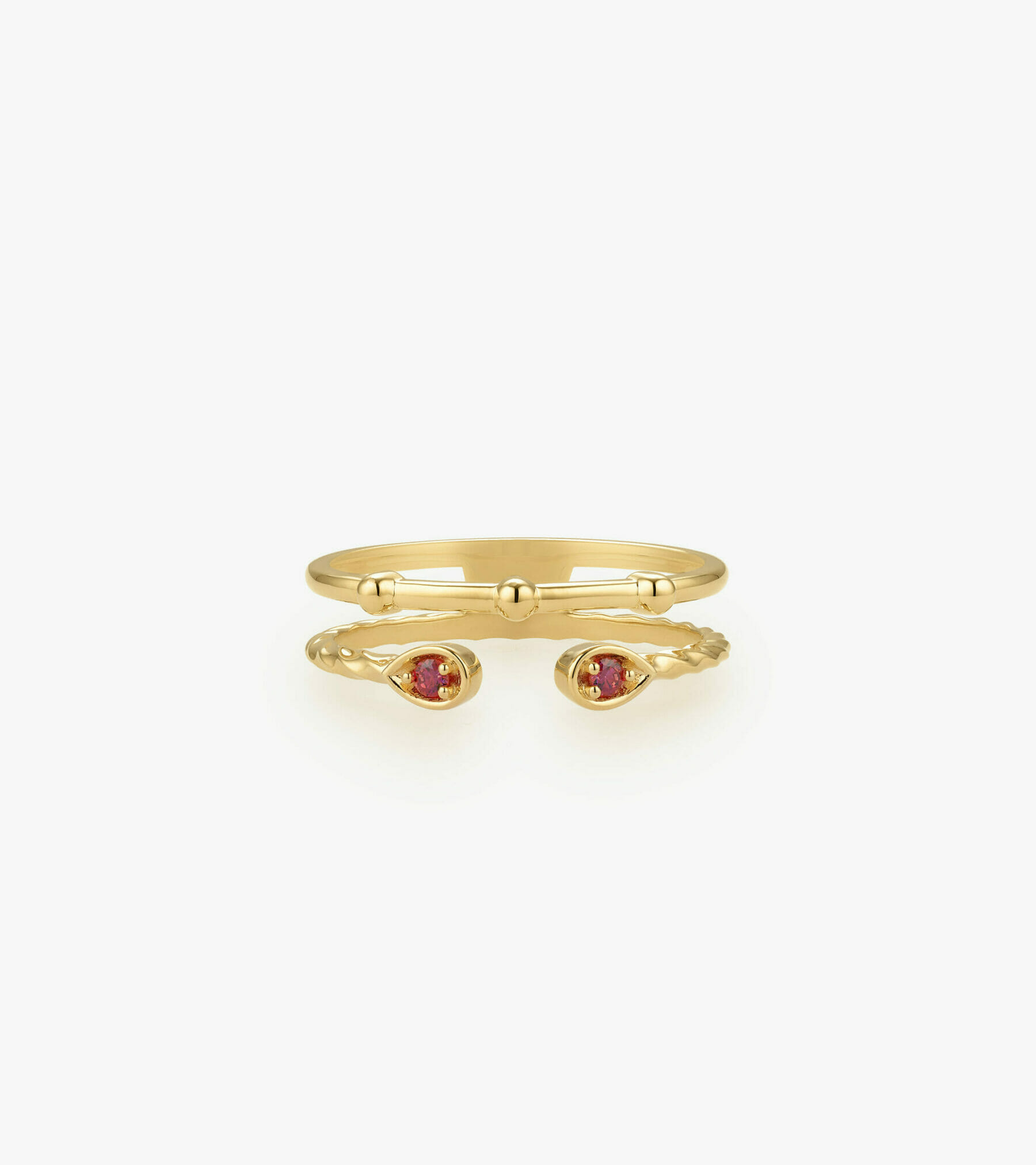 Nhẫn nữ Đá màu Swarovski Vàng 18K DWNUTVV0000P385
