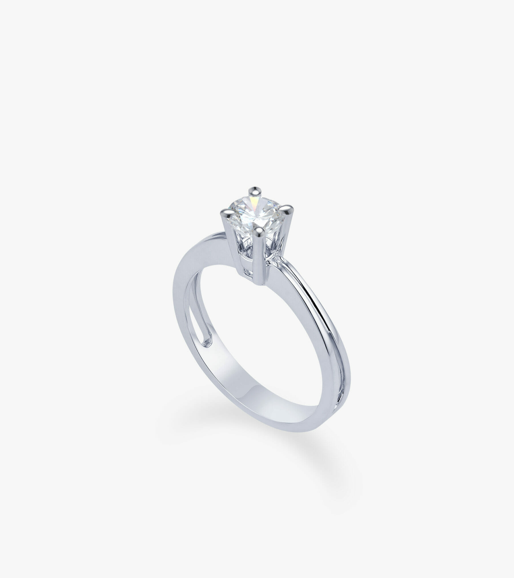 Vỏ nhẫn nữ Kim cương Vàng trắng DKNUTKC0100C862