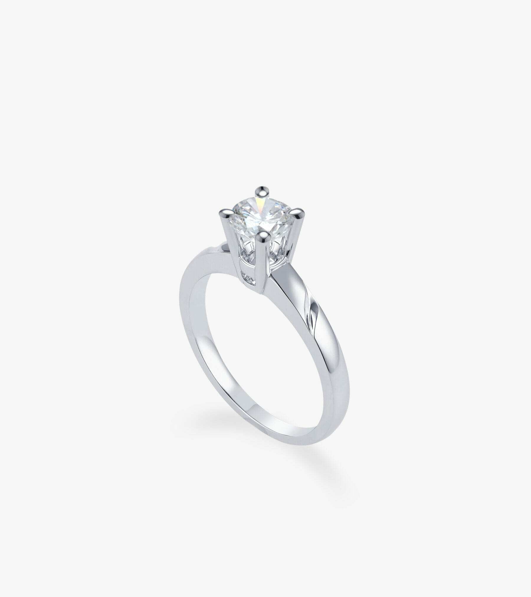 Vỏ nhẫn nữ Kim cương Vàng trắng DKNUTKC0100C962