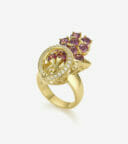 Nhẫn nữ Đá màu Swarovski Vàng 18K DWNOHVV0000M891