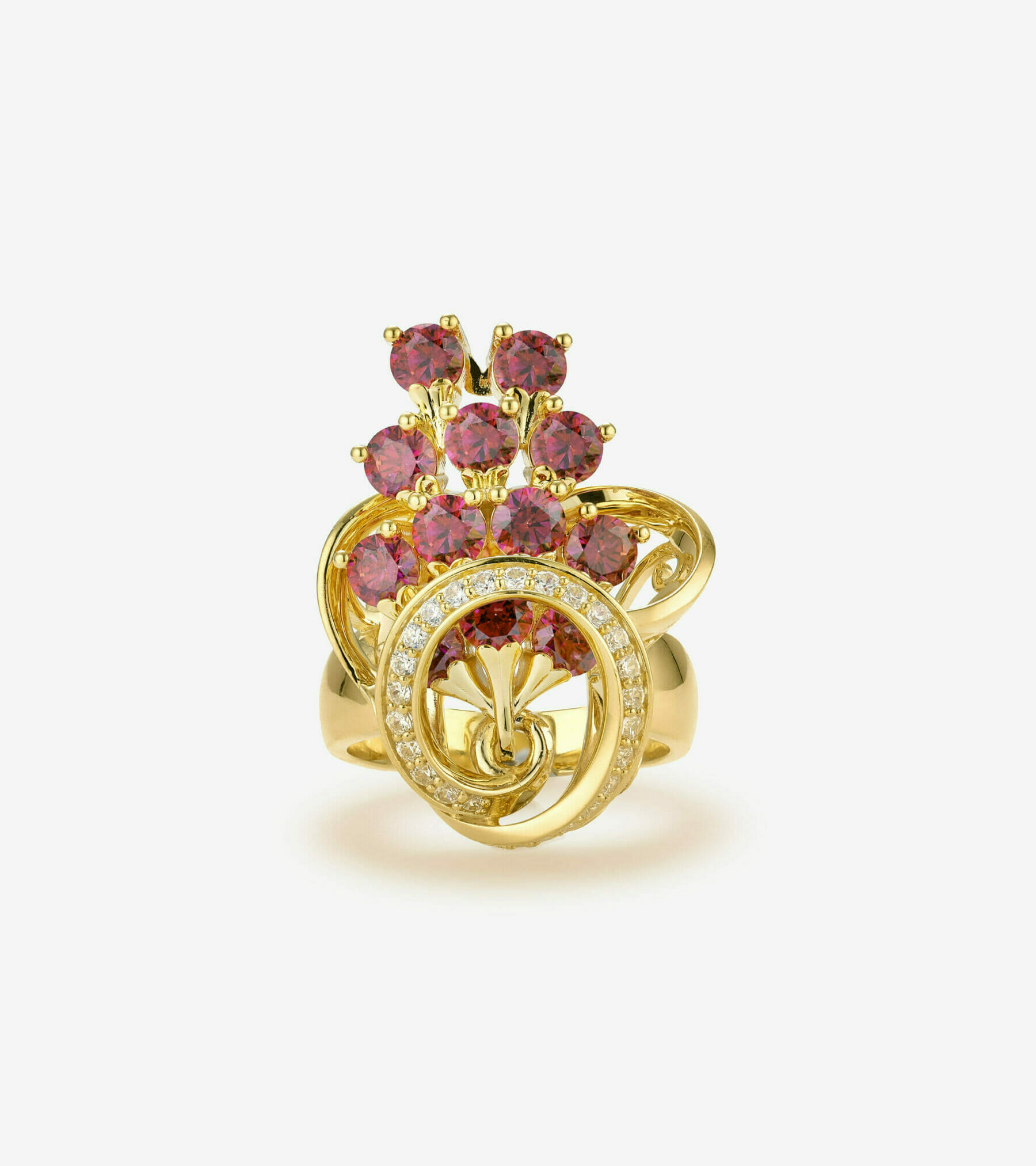Nhẫn nữ Đá màu Swarovski Vàng 18K DWNOHVV0000M891