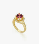 Nhẫn nữ Đá màu Swarovski Vàng 18K DWNOHVV0000M897