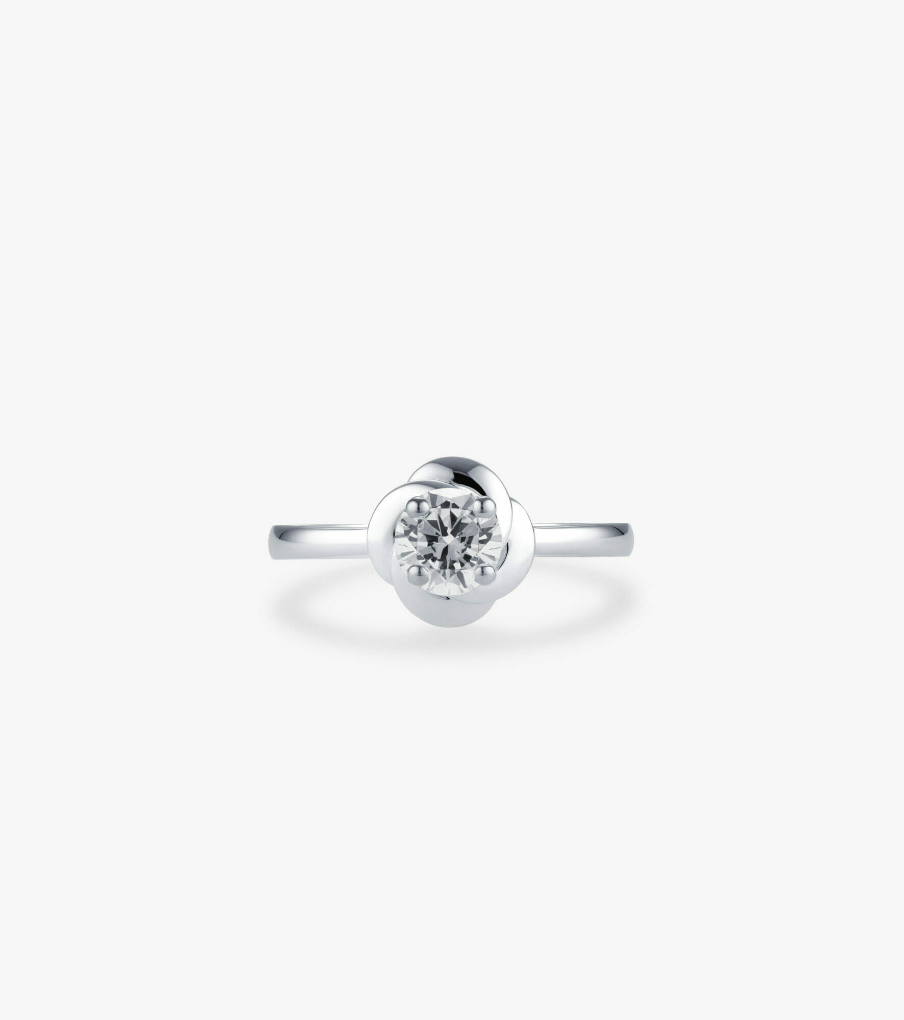 Vỏ nhẫn nữ Kim cương Vàng trắng DKNOTKC0000D136