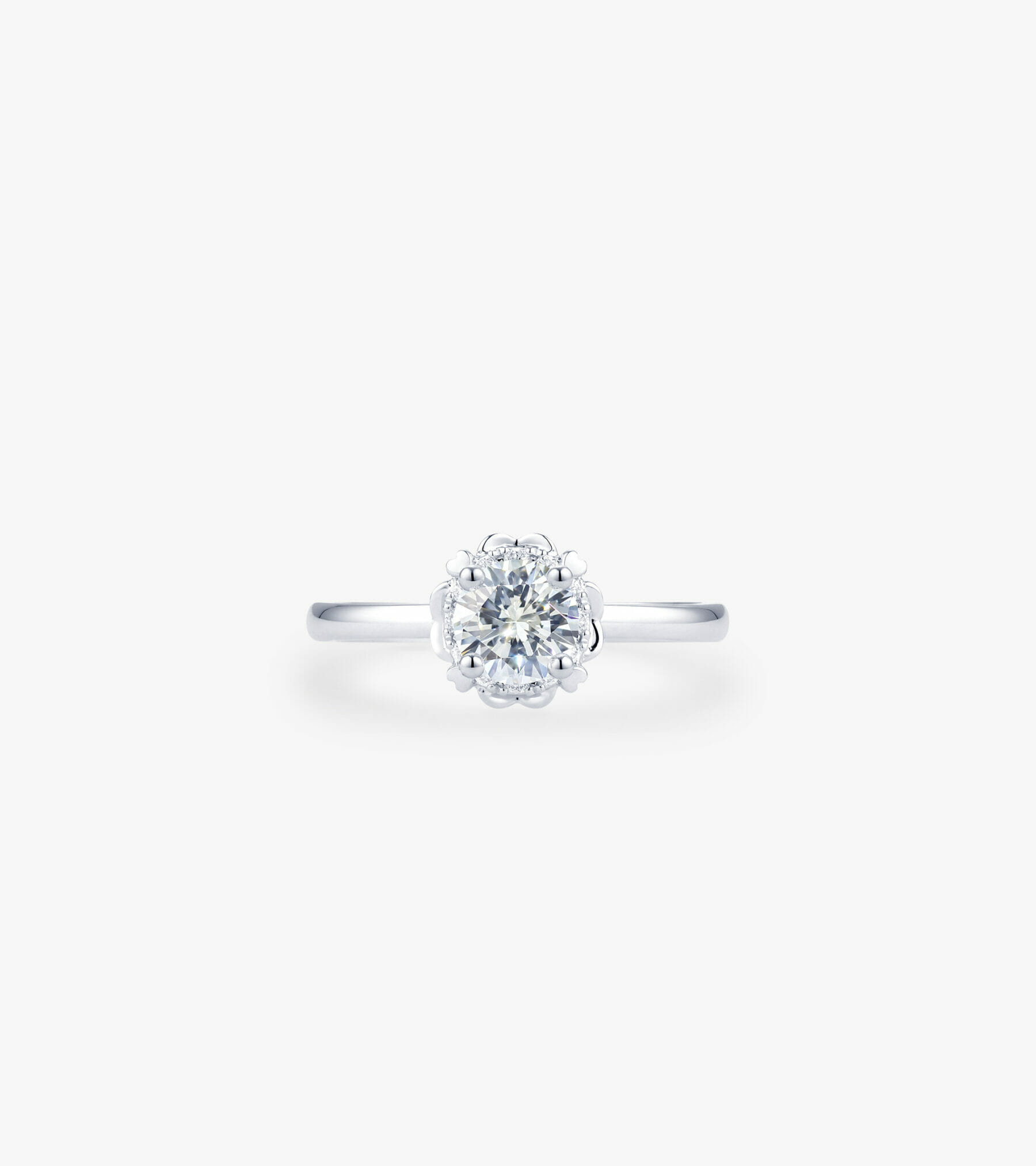 Vỏ nhẫn nữ Kim cương Vàng trắng DKNUTKC0000Q281