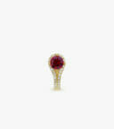 Bông tai Đá màu Swarovski Vàng 18K DWBGHVV0000G192 