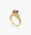 Nhẫn nữ Đá màu Swarovski Vàng 18K DWNOHVV0000I707