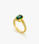 Nhẫn nữ Đá màu Swarovski Vàng 24K DWNULTA0000B033
