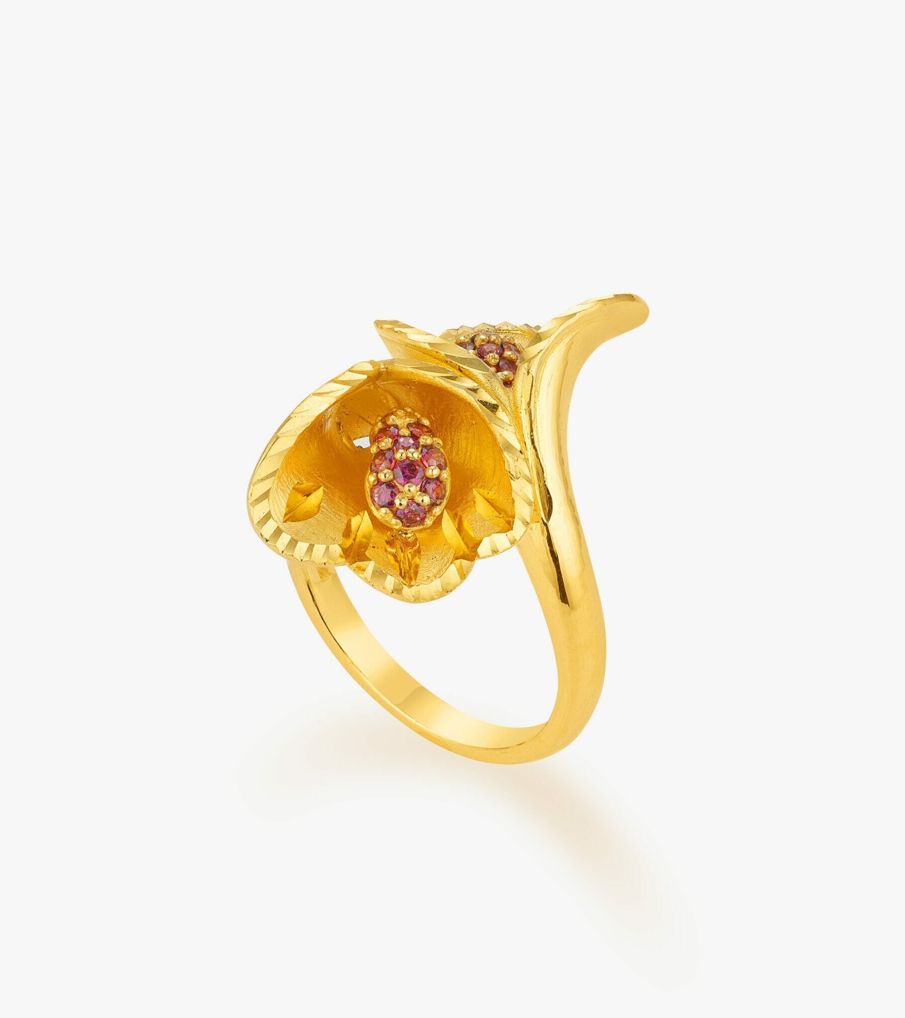 Nhẫn nữ Đá màu Swarovski Vàng 24K DWNOTTA0000P576