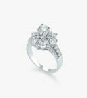 Vỏ nhẫn nữ Kim cương Vàng trắng DKNUTKC0000C622