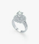 Vỏ nhẫn nữ Kim cương Vàng trắng DKNUTKC0000C807