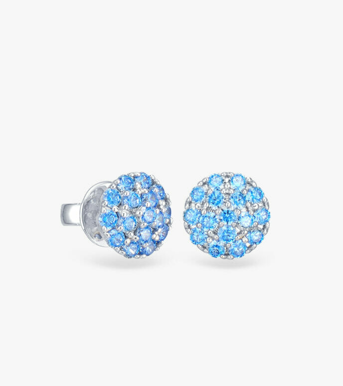 Bông tai Đá màu Swarovski Vàng trắng DWBVTTT0100P670