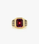 Nhẫn nam Đá màu Swarovski Vàng 18K DWNAHVV0000M744