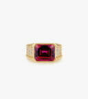Nhẫn nam Đá màu Swarovski Vàng 18K DWNAHVV0000M765