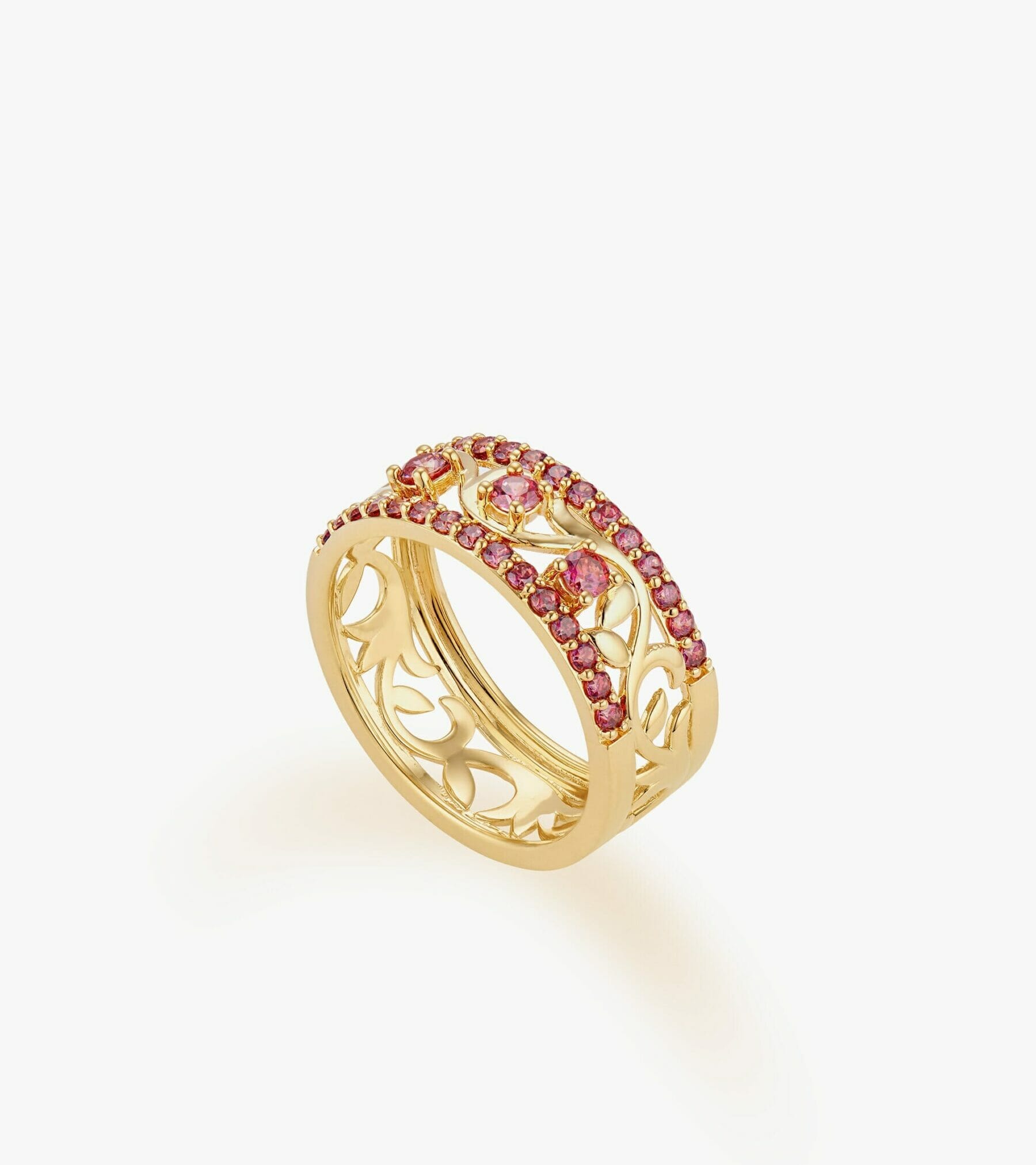 Nhẫn nữ Đá màu Swarovski Vàng 18K DWNOTVV0000I682