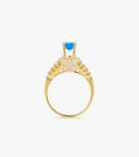 Nhẫn nữ Đá màu Swarovski Vàng 18K DWNUDVV0000D710