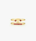 Nhẫn nữ Đá màu Swarovski Vàng 18K DWNUTVV0000E211