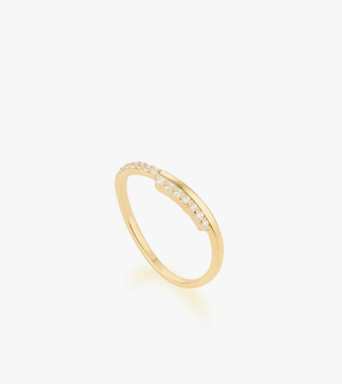 Nhẫn nữ Vàng 18K DVNUTVV0000Q055