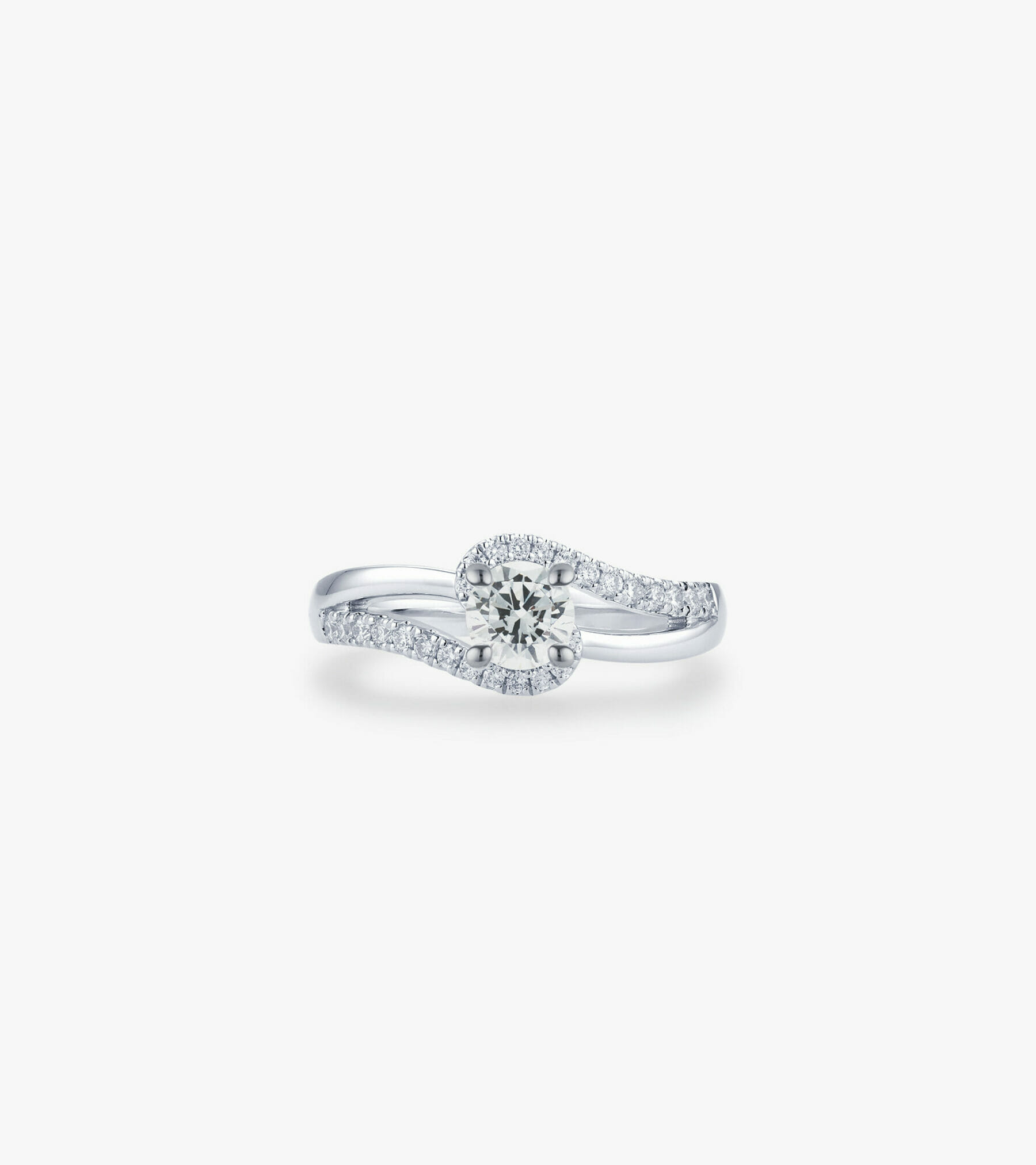 Vỏ nhẫn nữ Kim cương Vàng trắng DKNUTKC0000C735