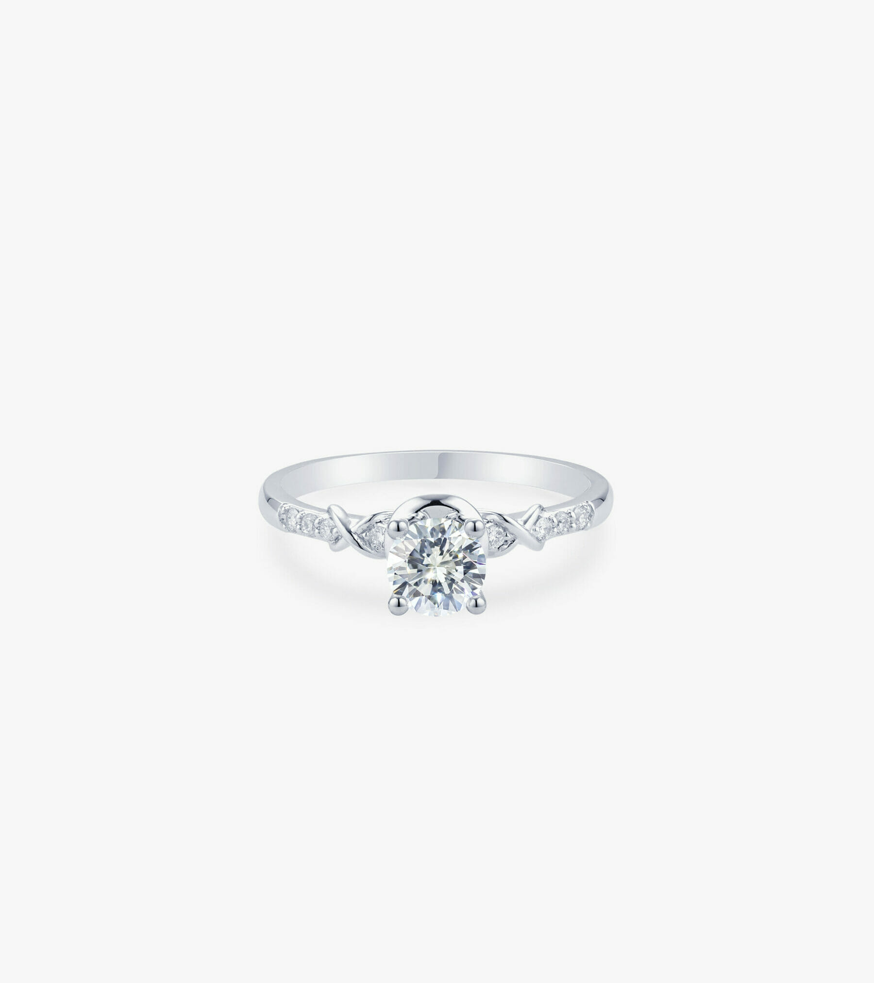 Vỏ nhẫn nữ Kim cương Vàng trắng DKNUTKC0000Q285