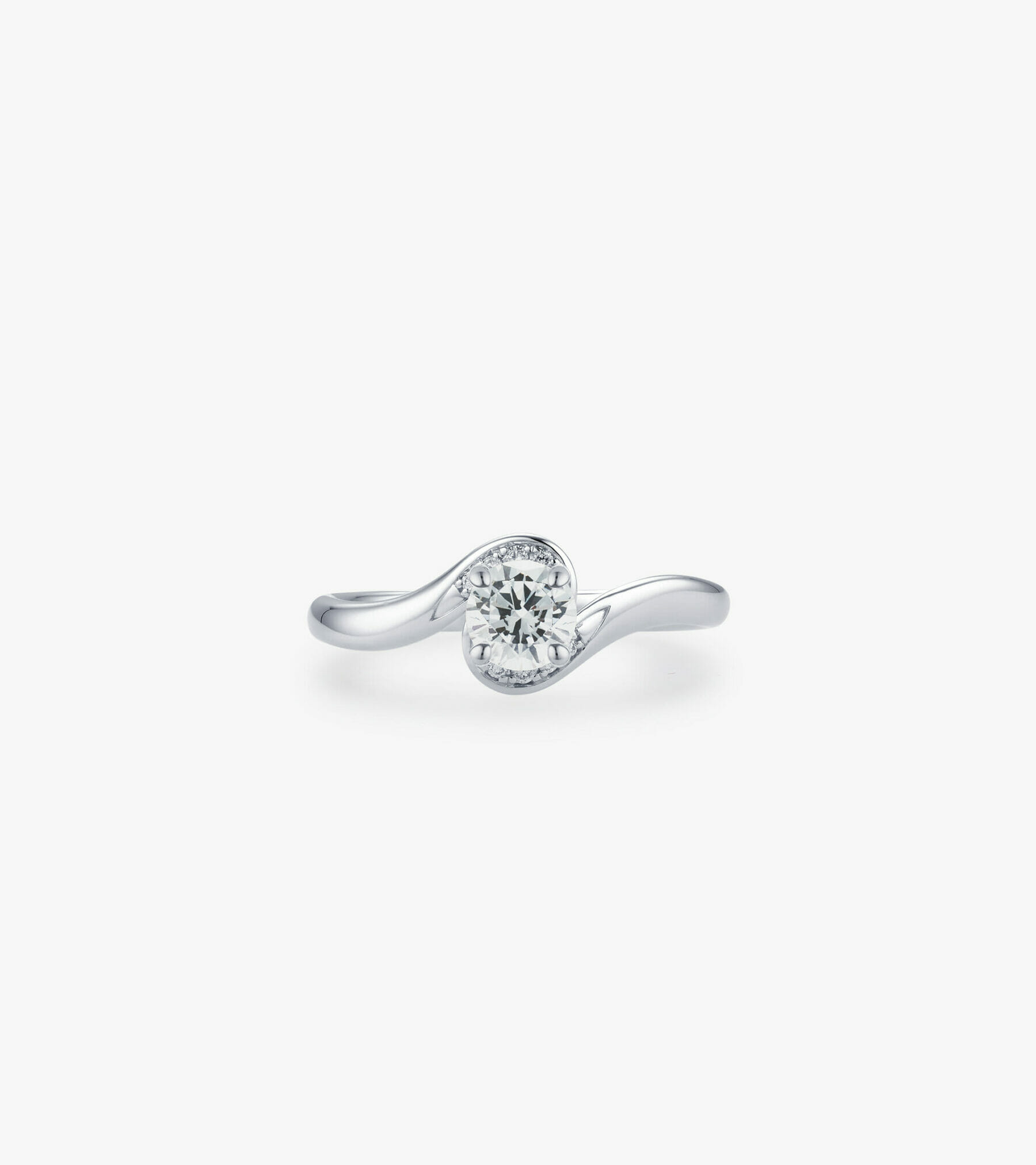 Vỏ nhẫn nữ Kim cương Vàng trắng DKNUTKC0100C865