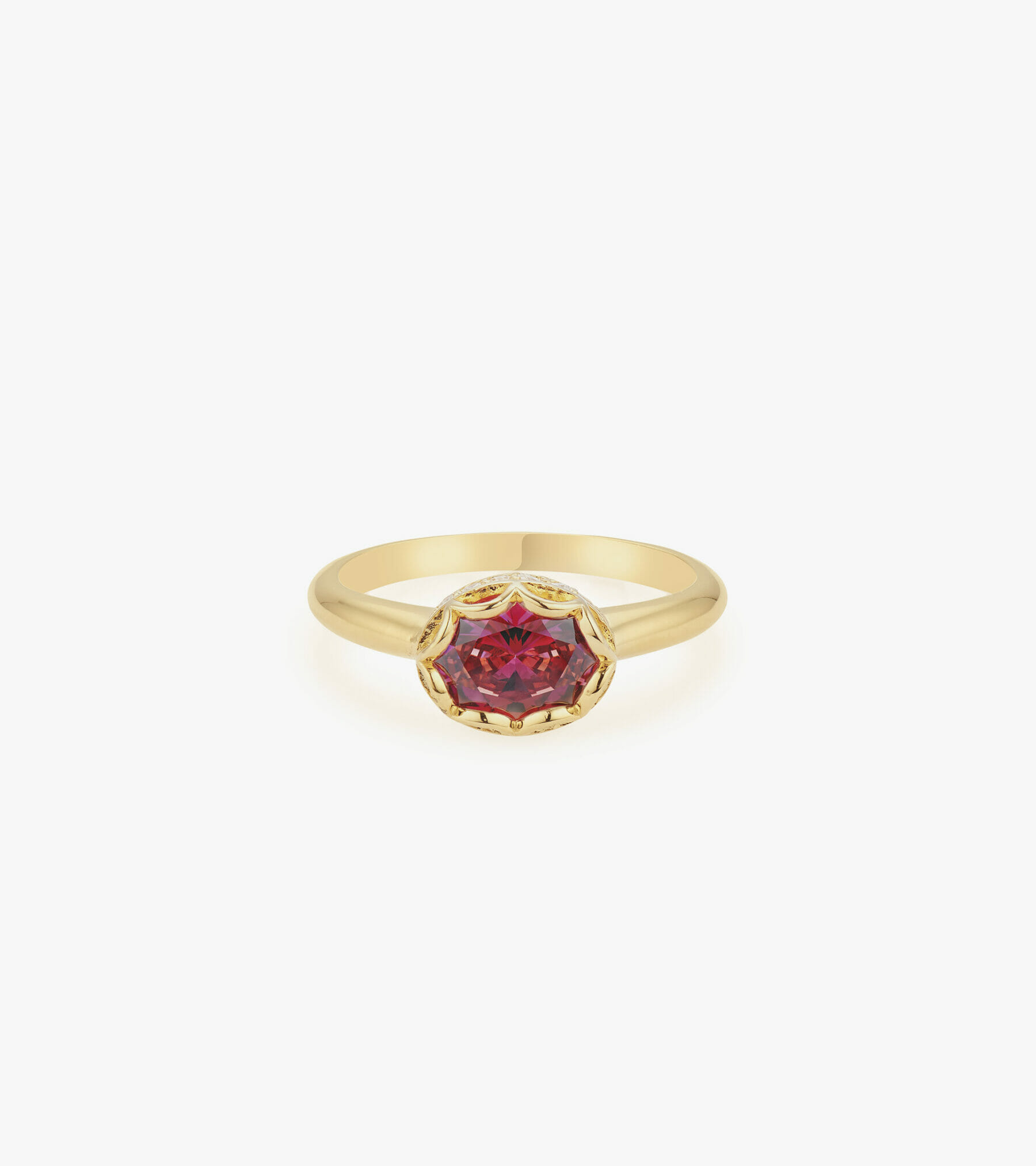 Nhẫn nữ Đá màu Swarovski Vàng 18K DWNOHVV0000M884