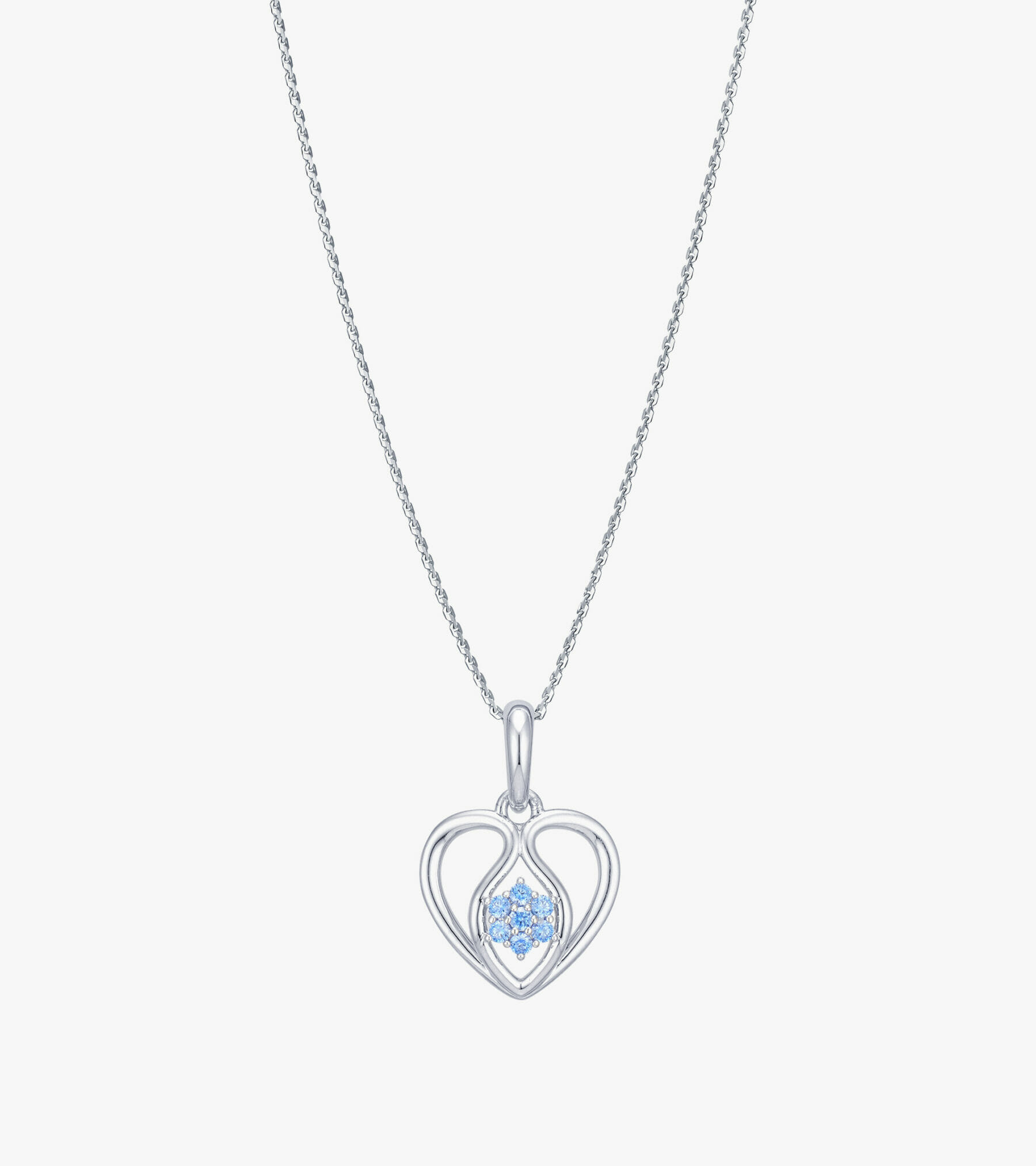 Mặt dây chuyền Đá màu Swarovski Vàng trắng DWMUTTT0000Q701