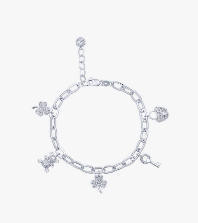 Lắc tay Vàng trắng DVLTTTT0000R892