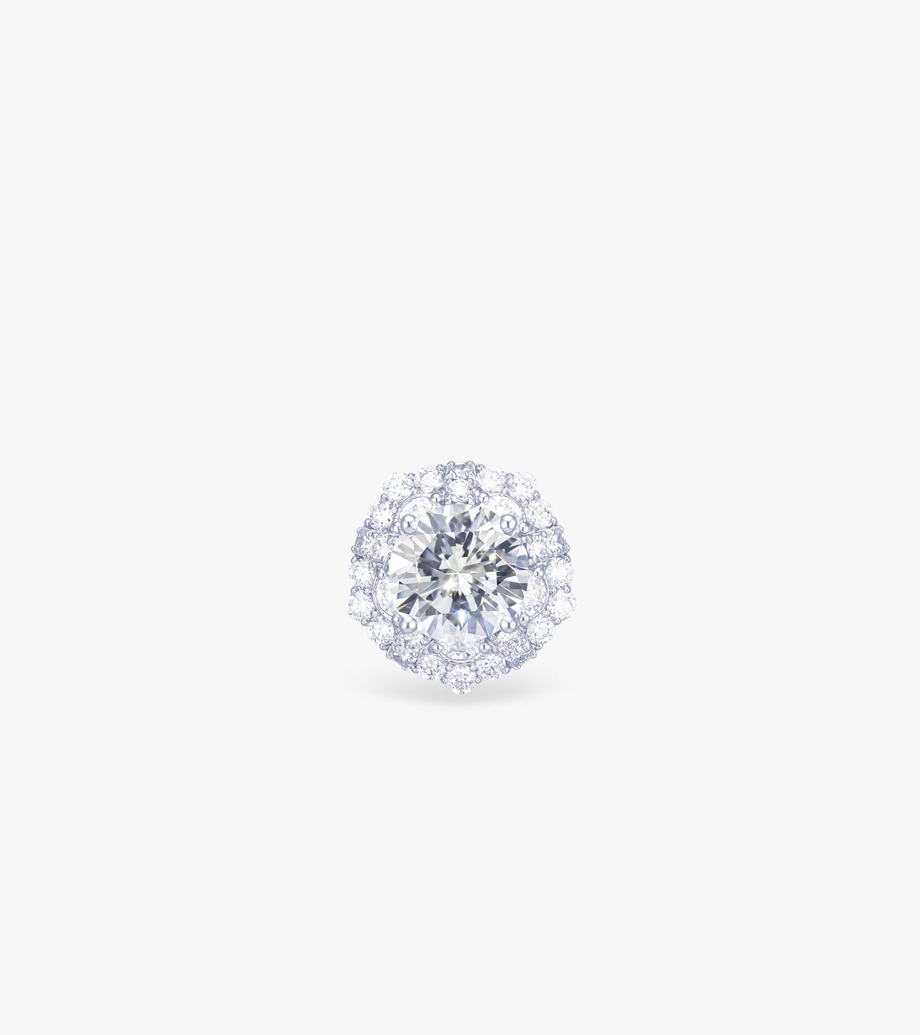 Vỏ bông tai Kim cương Vàng trắng DKBVTKCA000P433