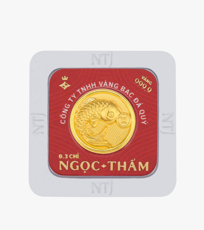 Đồng kim tiền Phong thủy Vàng 999.9 KPTVTBS0001U458