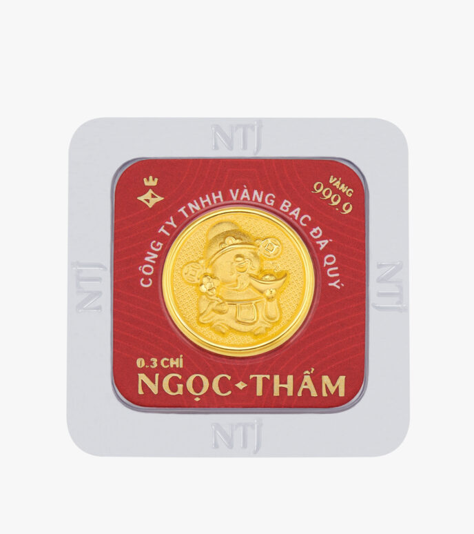 Đồng kim tiền Phong thủy Vàng 999.9 KPTVTBS0001U460