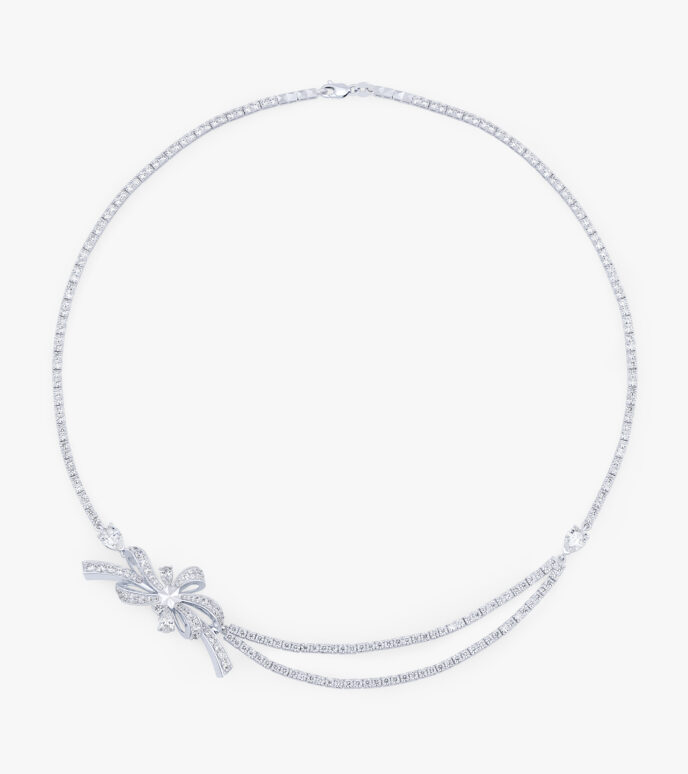 Dây chuyền Vàng trắng DVDRTTT0000V239